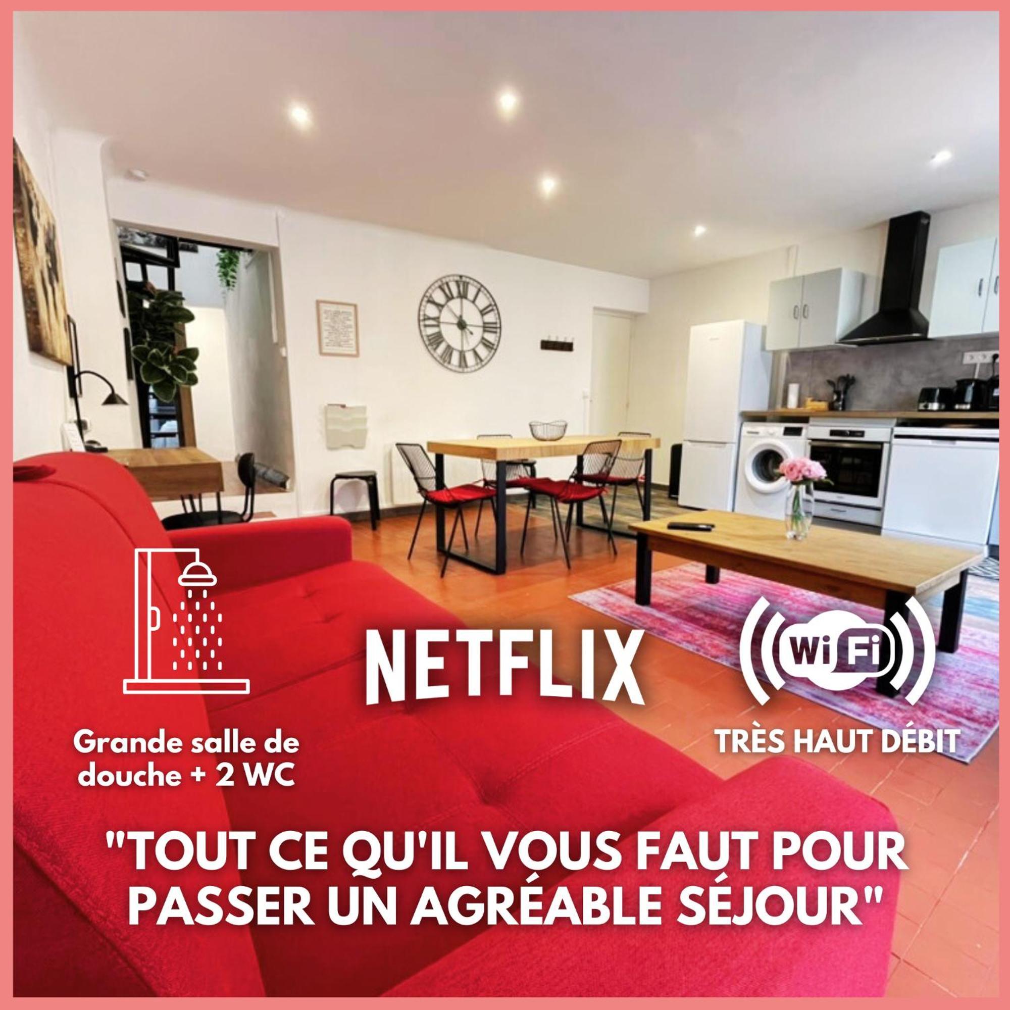 Spacieux Appartement T4 / 70 M2 8 Personnes Aix-en-Provence Luaran gambar